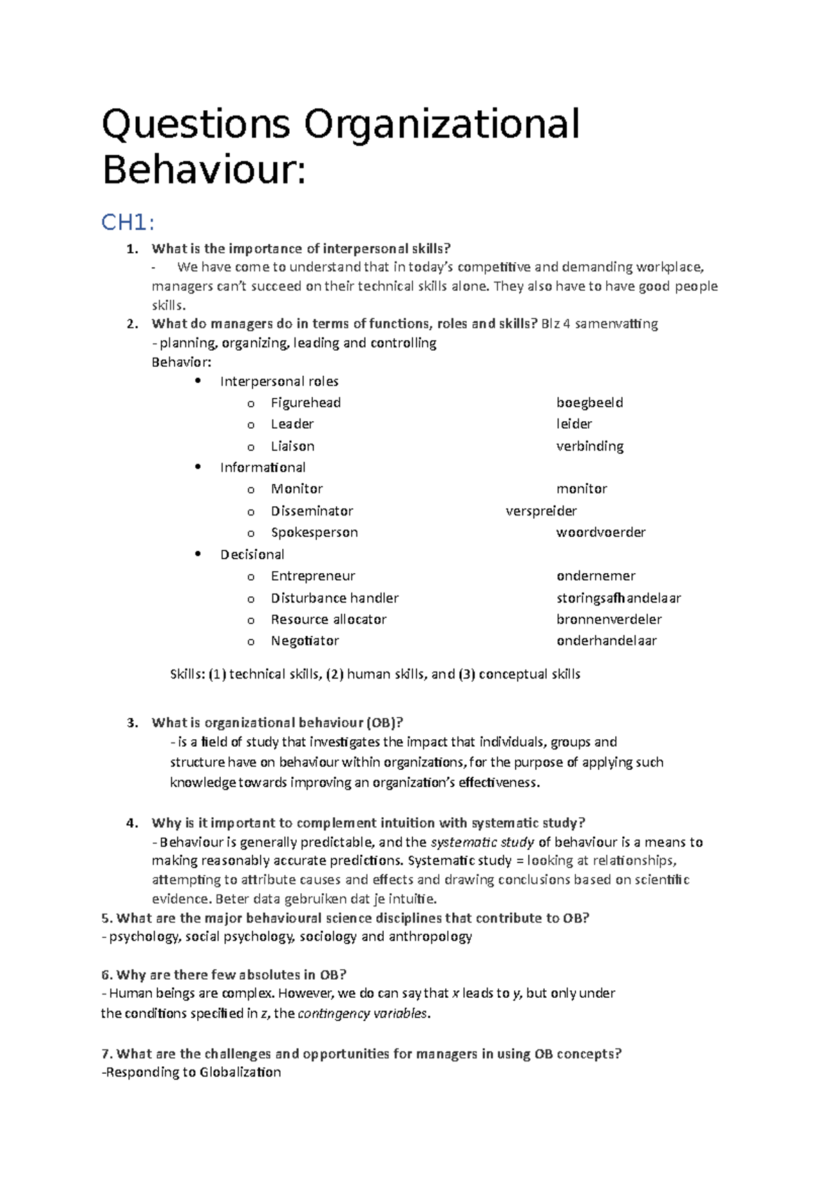 Title: OB 101: Key Questions and Insights on Organizational Behaviour ...
