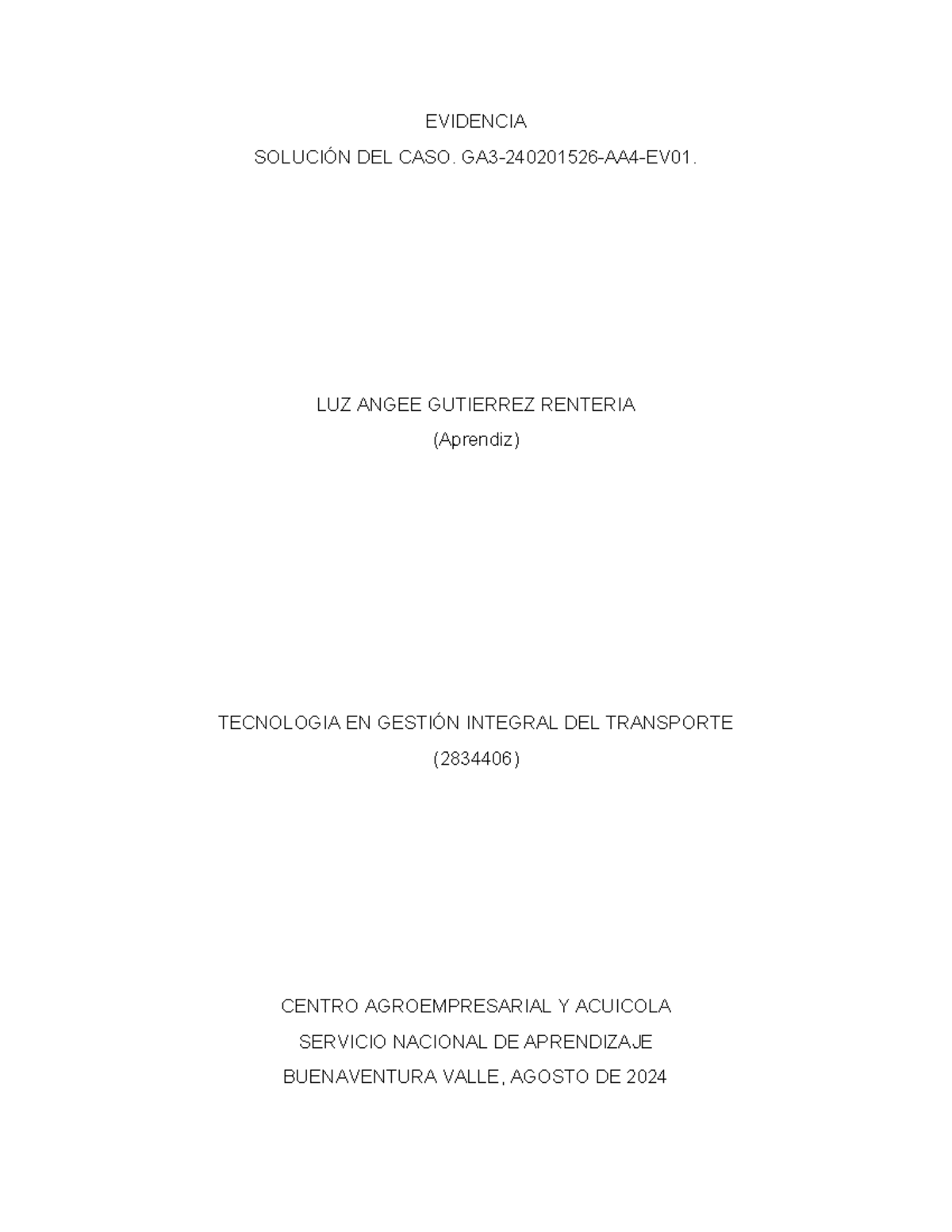 Solución del Caso: Análisis Comparativo de Acuerdos de Paz - GA3-2402015 26-AA4-EV01 - Document Preview