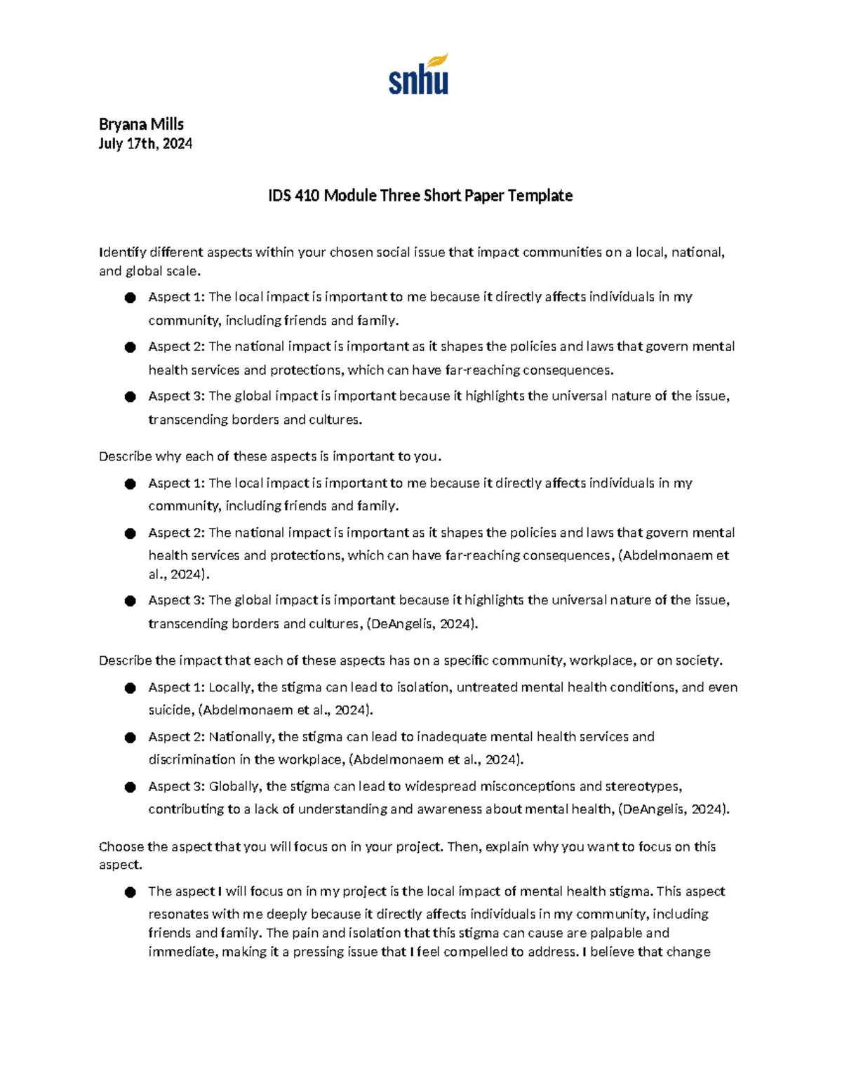 PAD 410 Annotated Bibliography: Evaluation Strategies for Public ...