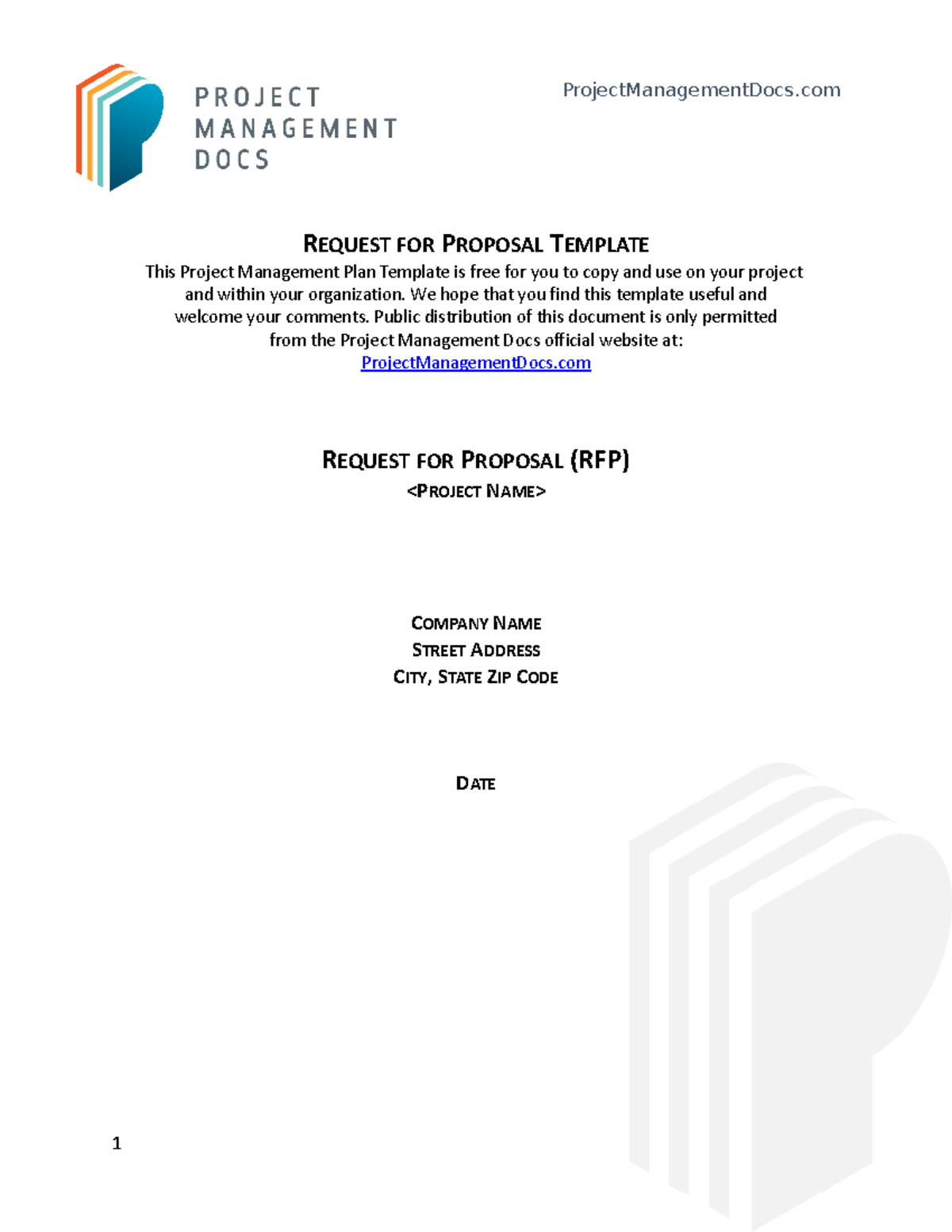 Request-for-Proposal - REQUEST FOR PROPOSAL TEMPLATE This Project ...