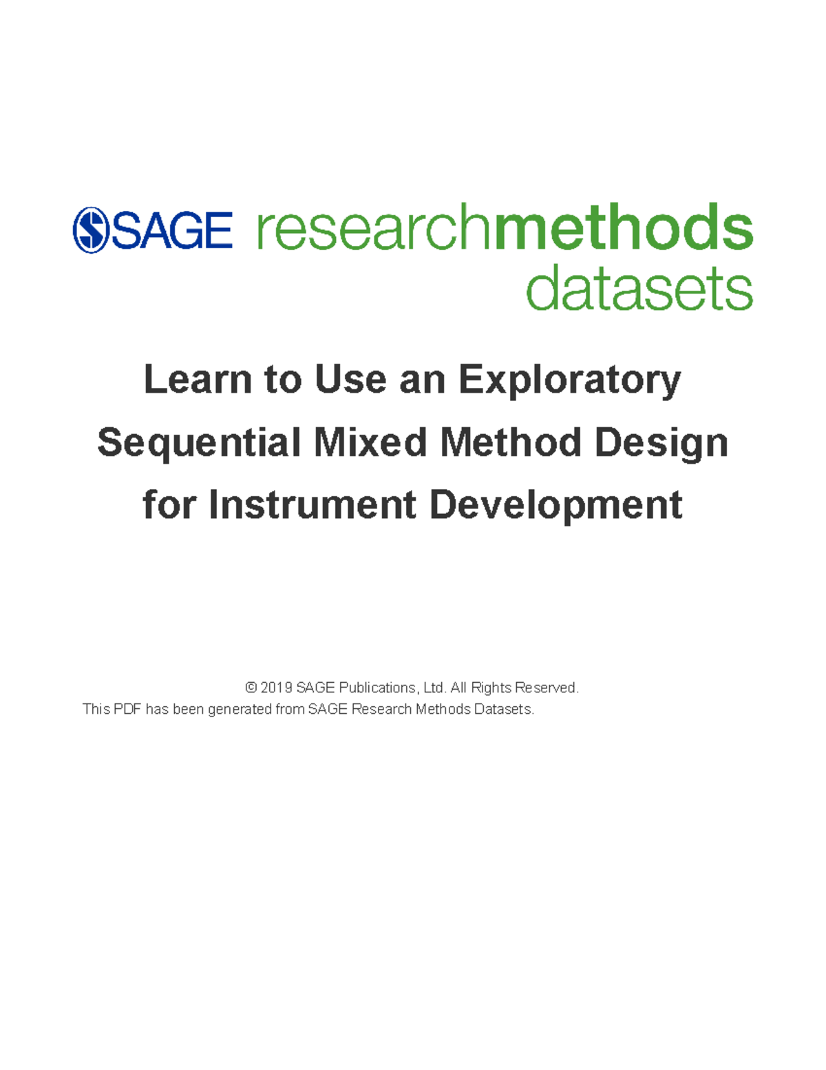Exploratory-method - All about Exploratory Sequential Mixed-methods ...