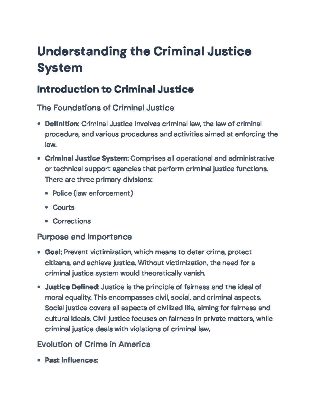 Understanding the Criminal Justice System: Processes & Models Overview ...