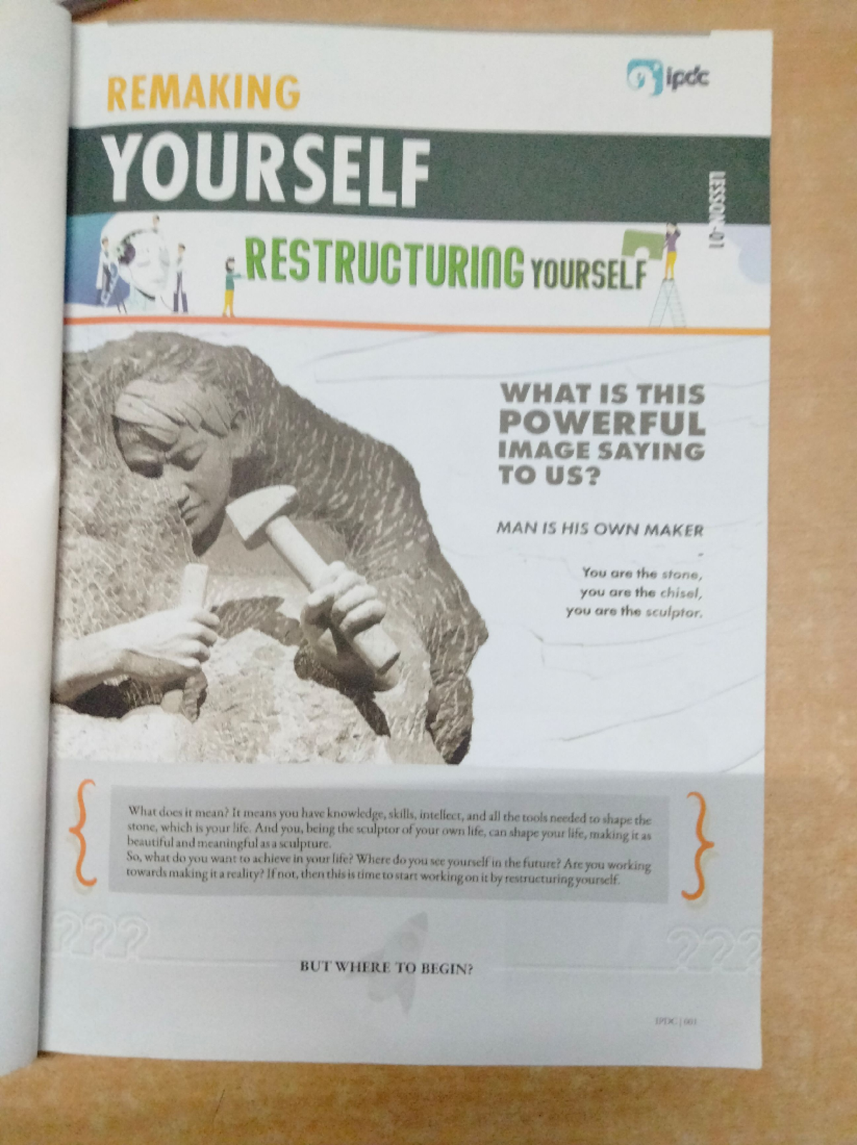 IPDC 1: Remaking Yourself - The Power of Self-Restructuring - Studocu