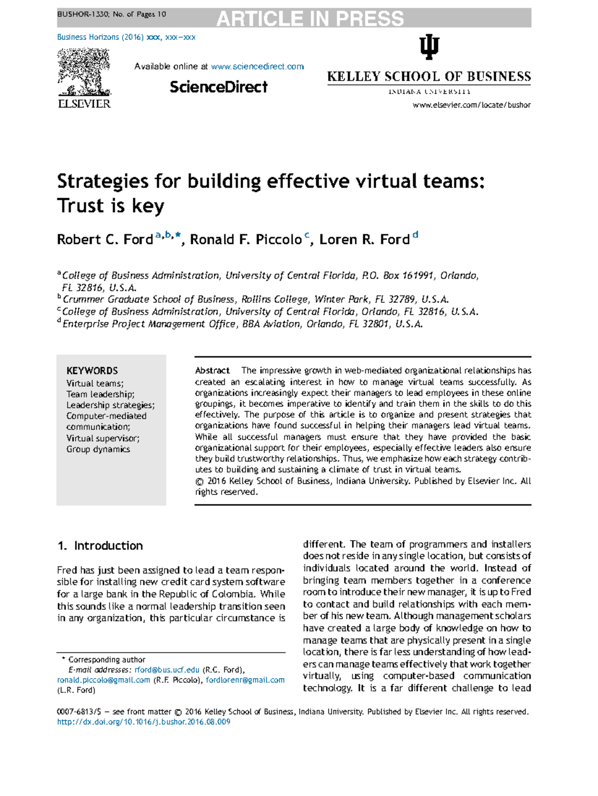 E4727 - Strategies for Building Trust in Virtual Teams: Key Insights ...