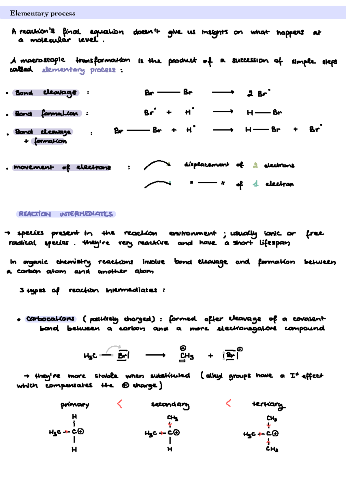 CM2b Reaction Mechanisms: Insights into Elementary Processes | L2 CBi ...