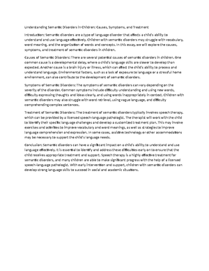 Phonological Disorders in Children - These disorders can have a ...