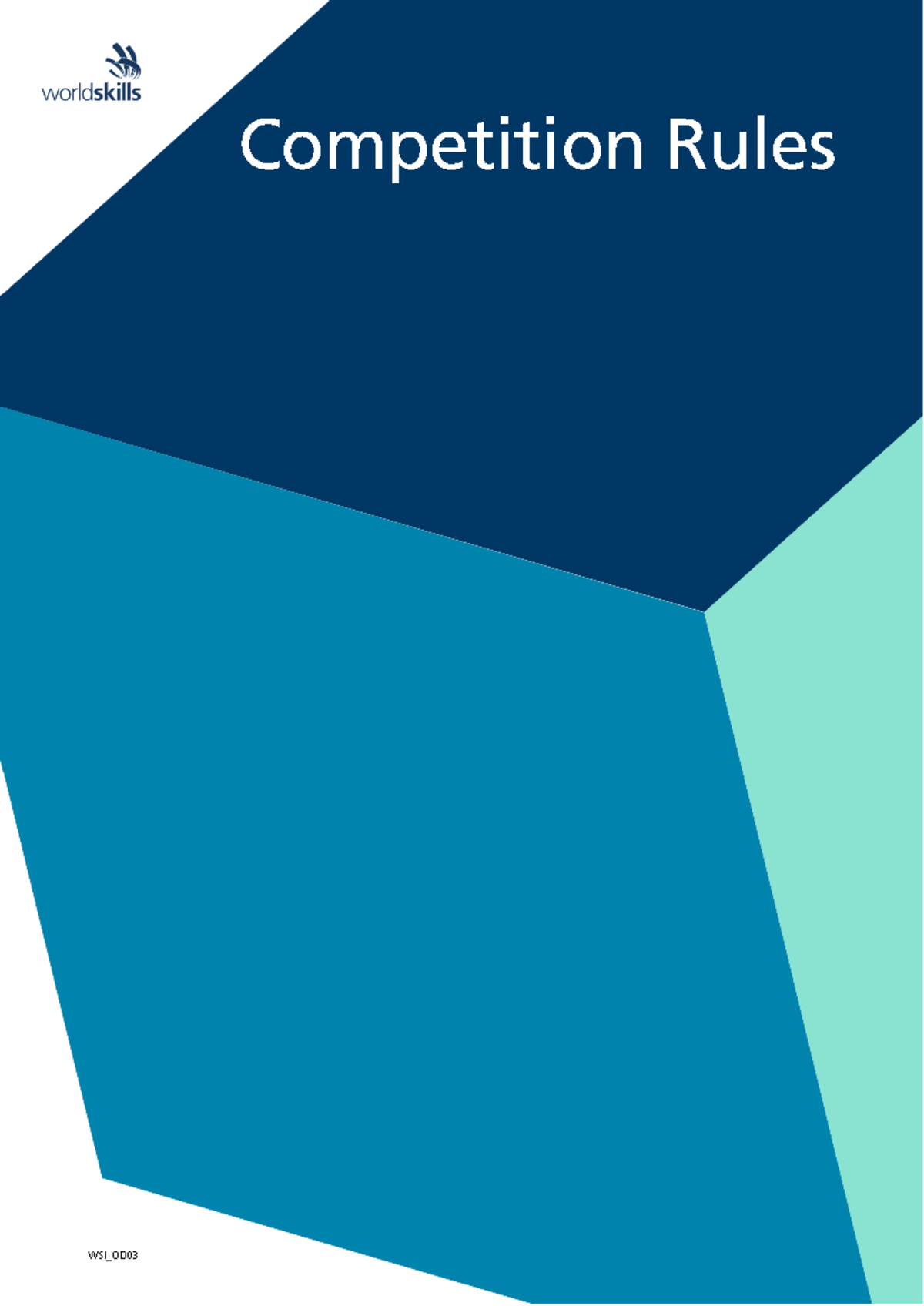 WSI OD03 Competition Rules: Guidelines and Management Overview - Studocu