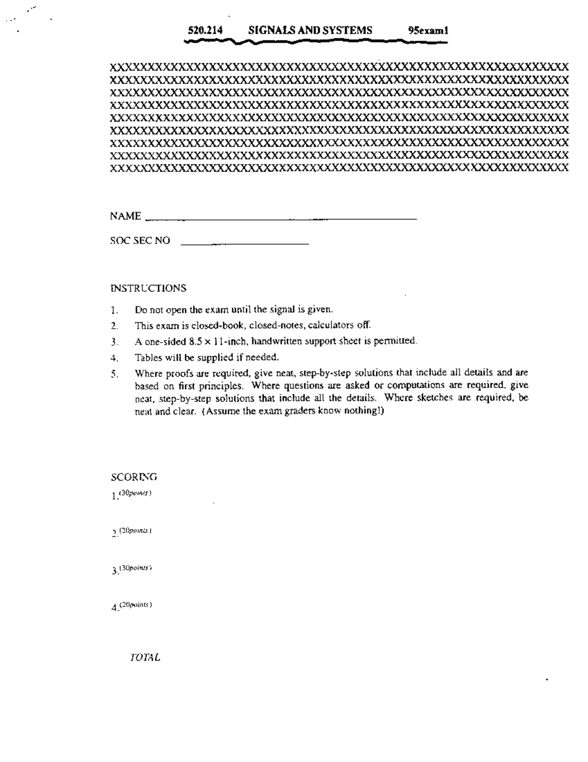 Signals and Systems ECE 101 - Exam 1 Review Notes - Studocu