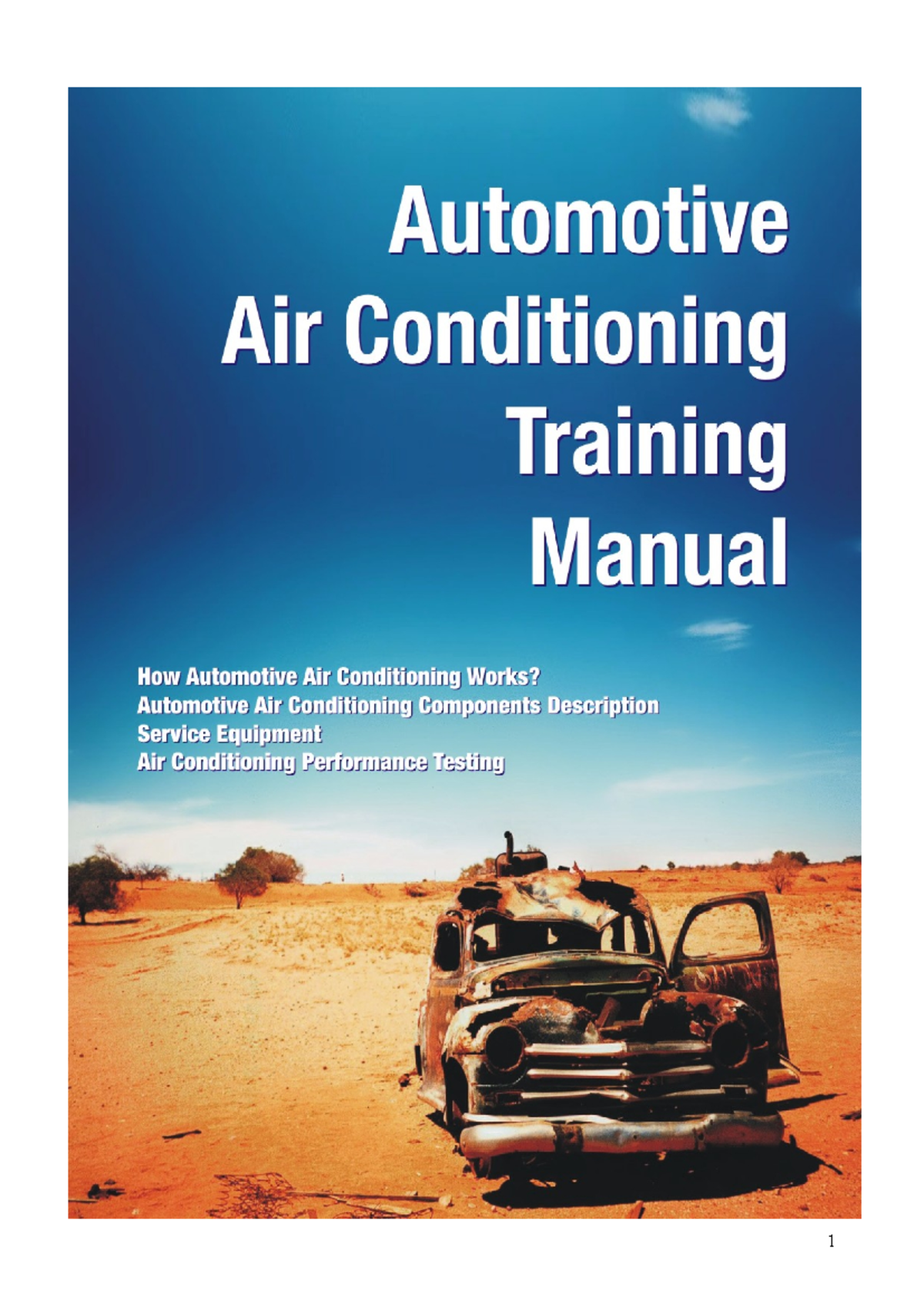 Automotive AC Principles & Components Training Manual (AUT 101) - Studocu