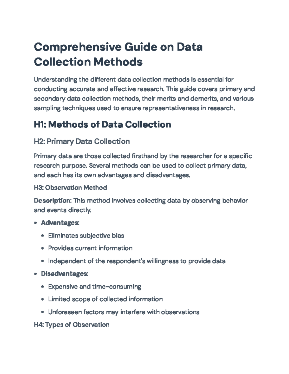 Data Collection Methods Guide for Research: Types & Techniques ...