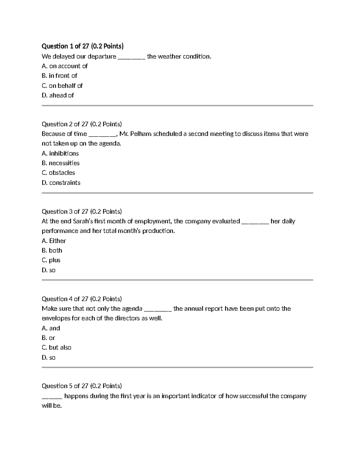 Reading 4 - Tổng hợp đề tiếng Anh (Quiz) - Studocu