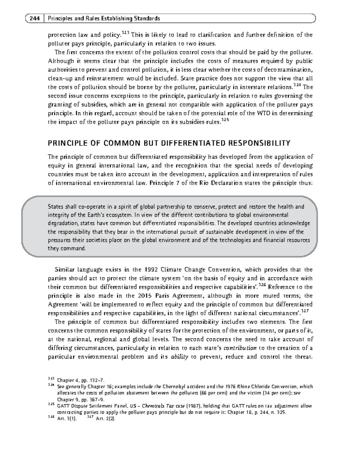 The Principle of Common but Differentiated Responsibilities and ...