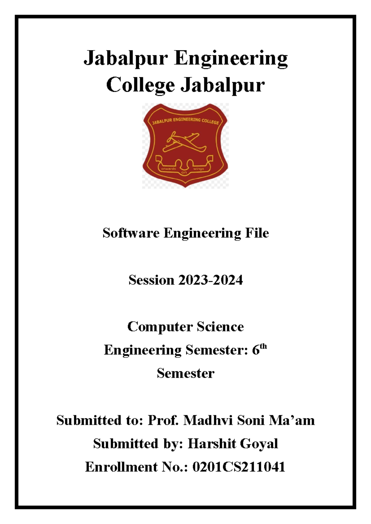 Software Engineering Lecture Notes - Lab Records (CS 6th Sem) - Studocu