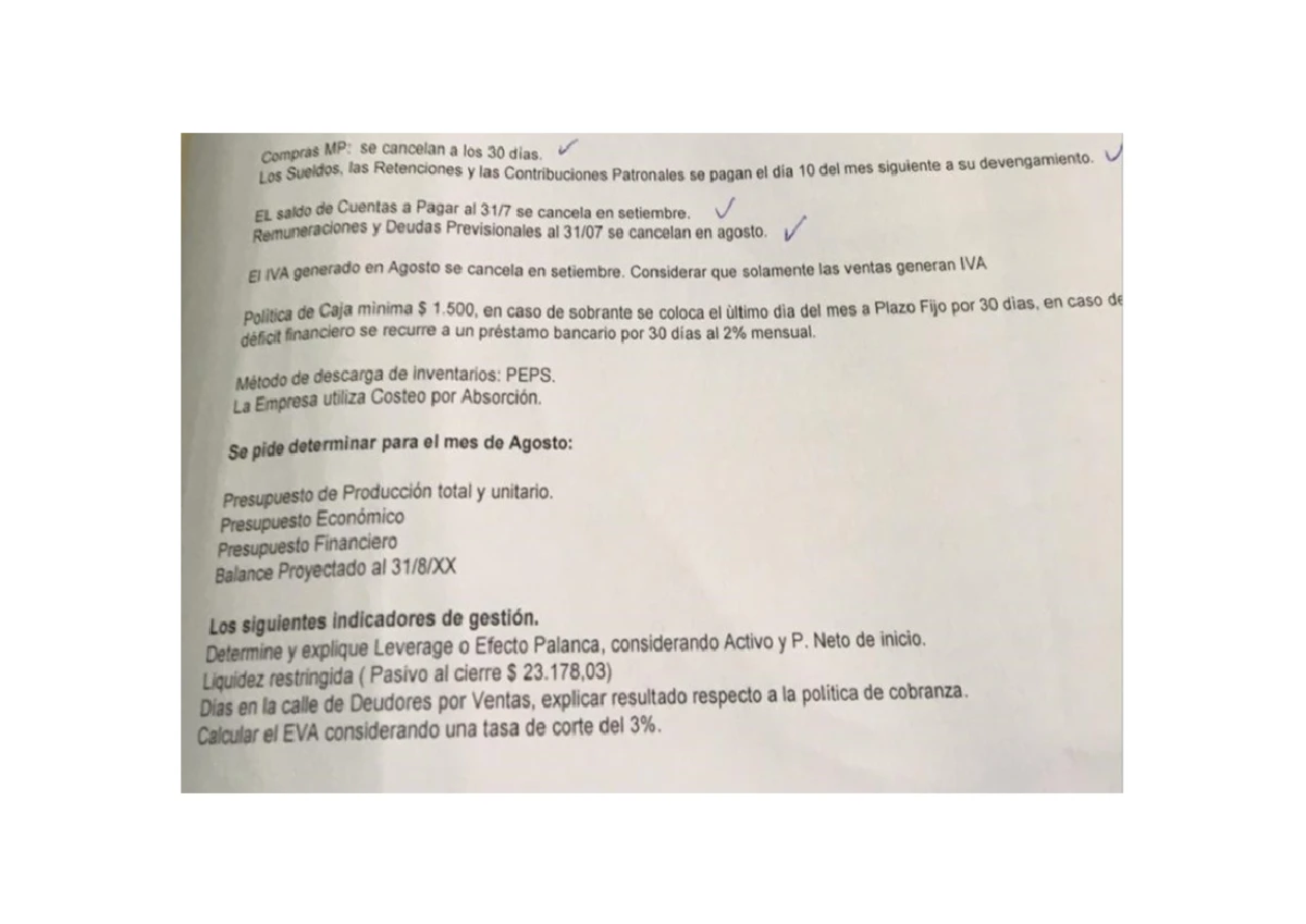 Segundo Parcial Práctico 2024: Análisis de Ventas y Costos - Studocu