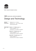 design and technology - Grade: 12 - New South Wales Higher School ...