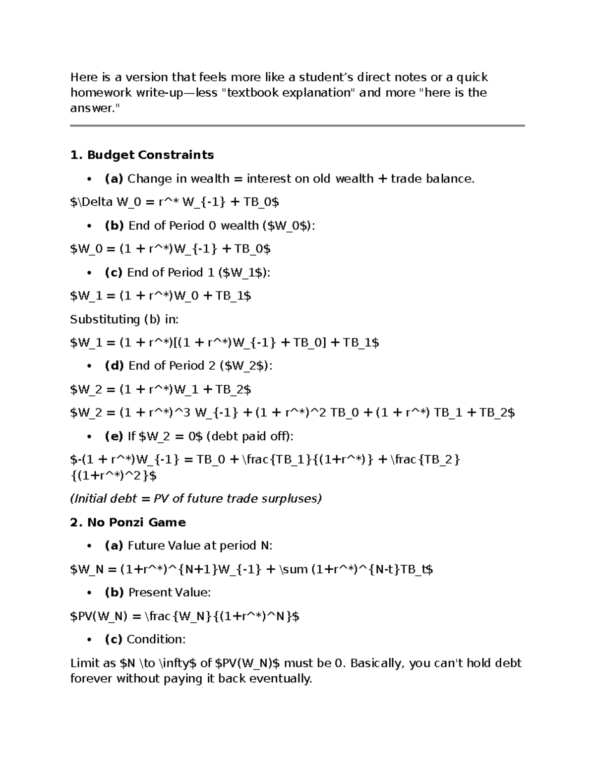 ECO 101 - Budget Constraints and Economic Analysis Notes - Studocu