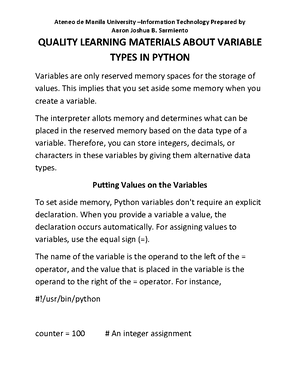 Quality Learning Materials About Date and Time in Python - Aaron Joshua ...