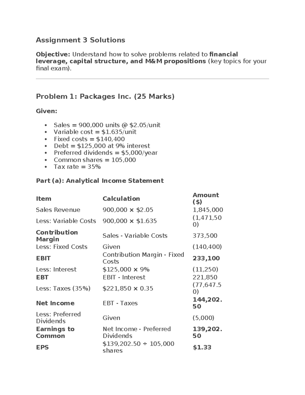 Ch8 - Consolidated Financial Analysis & Ownership Structures - Studocu