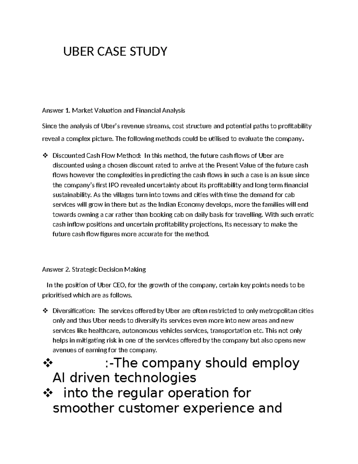 OPSCM Project Submission by Monika Jatkar: Forecasting Insights - Studocu