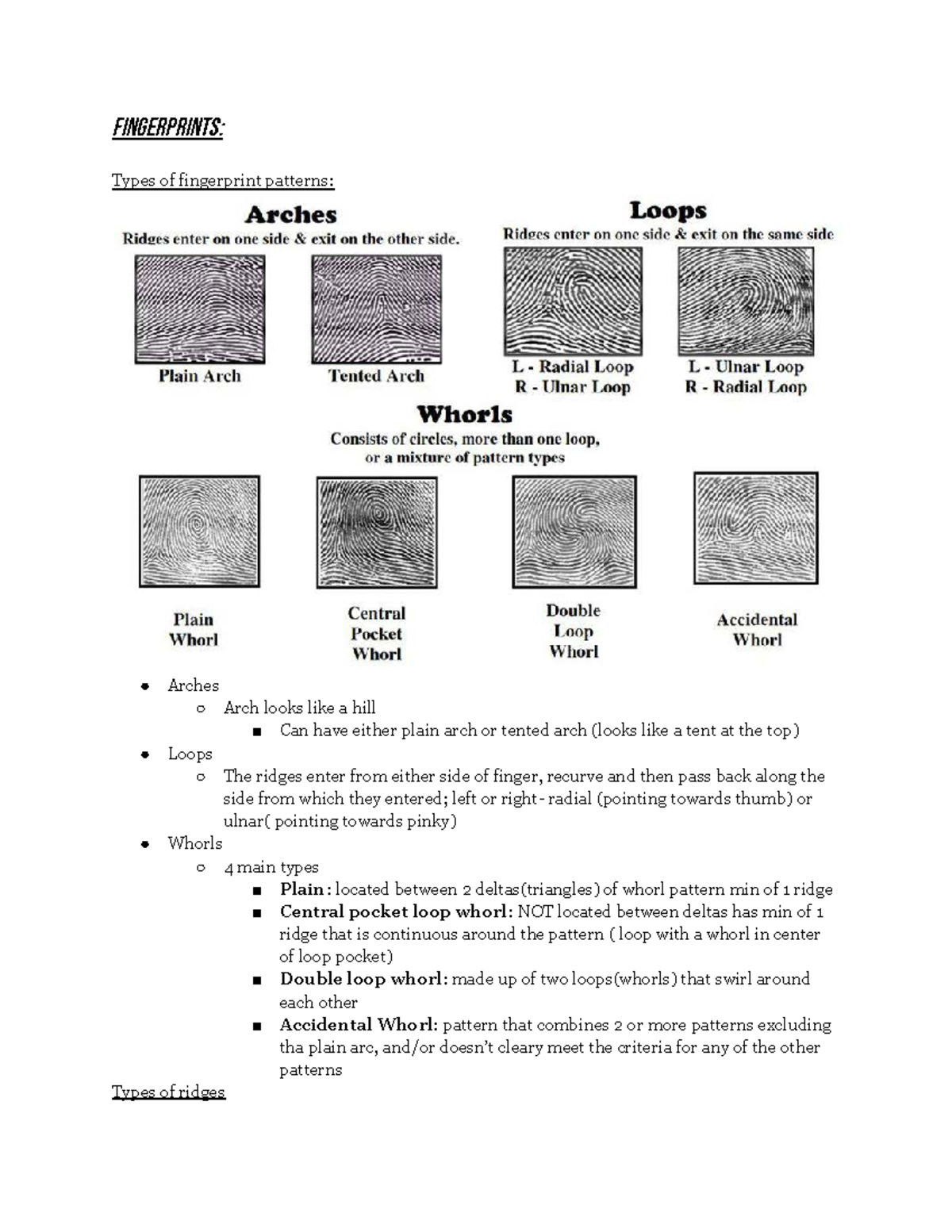 Forensic Science Final Exam Study Guide: Key Topics and Techniques ...