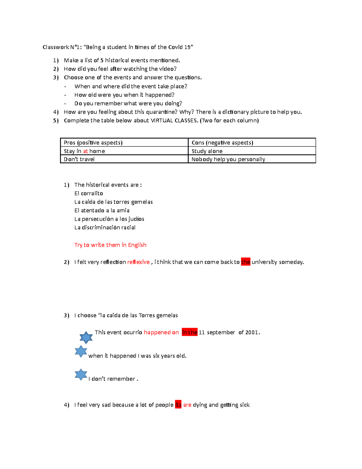Undav CW1 - ingles - Ingles - Siglo 21 - Studocu