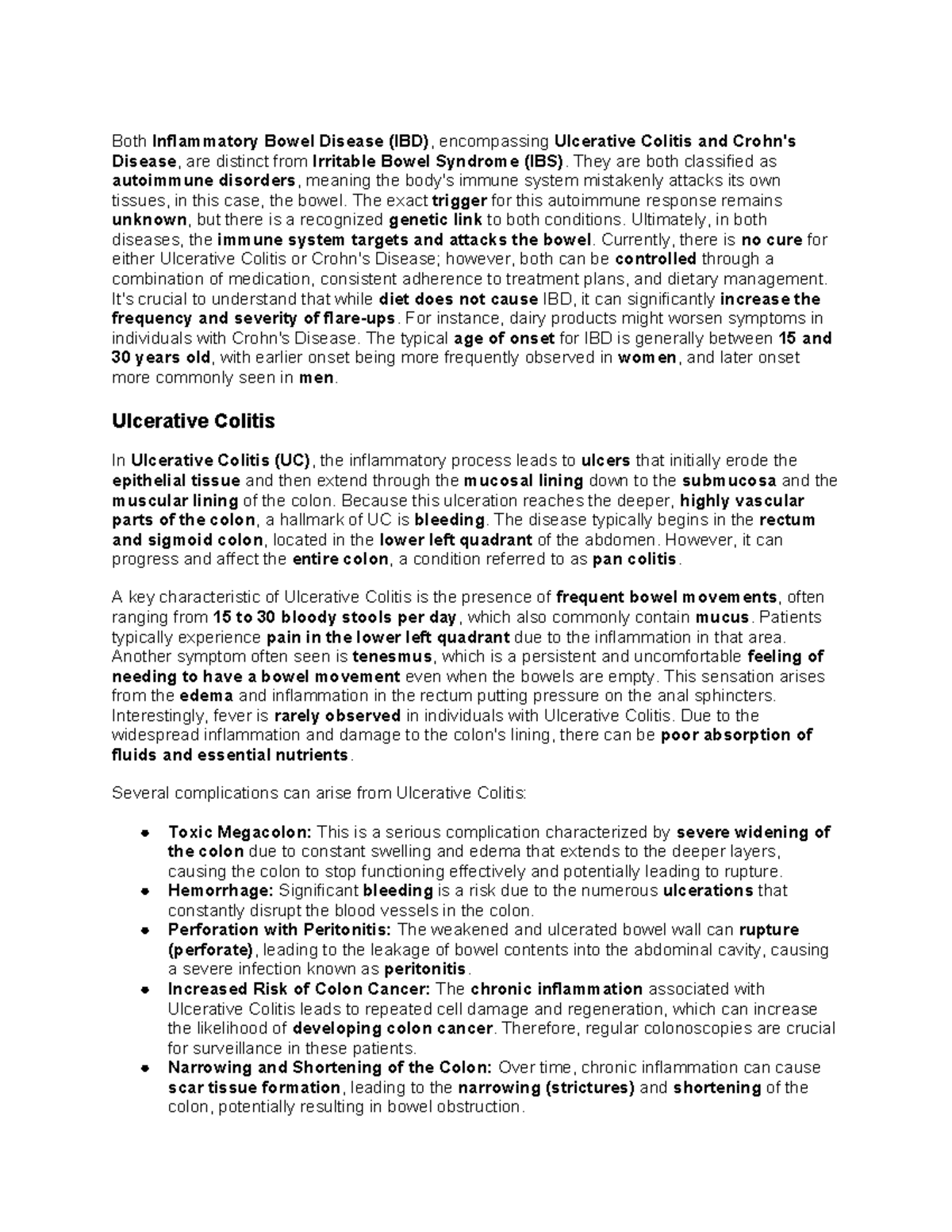 Ulcerative Colitis and Crohn's Disease: Key Differences and Management ...