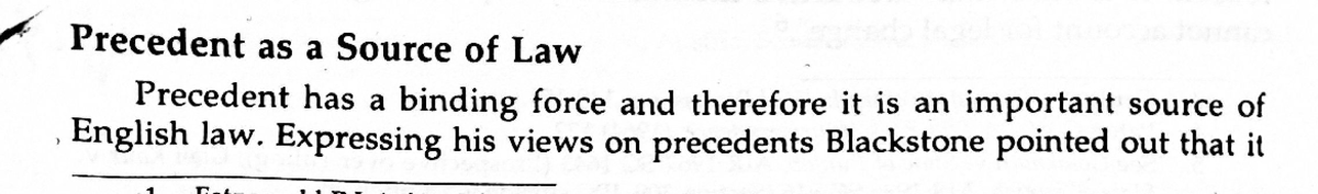 Precedent as a Source of Law: Insights and Implications for Legal ...
