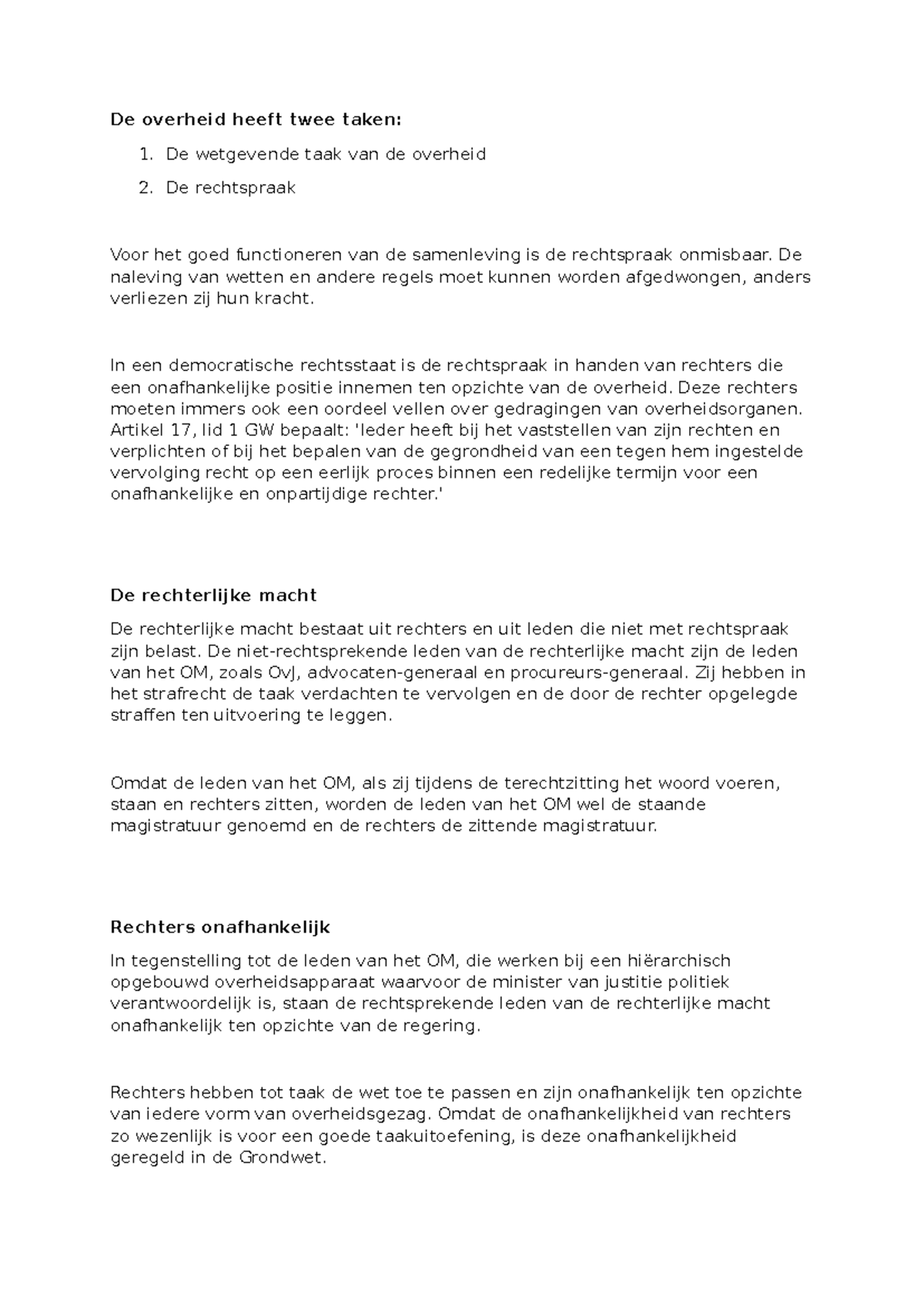 samenvatting-h6-inleiding-recht-de-rol-van-de-rechterlijke-macht