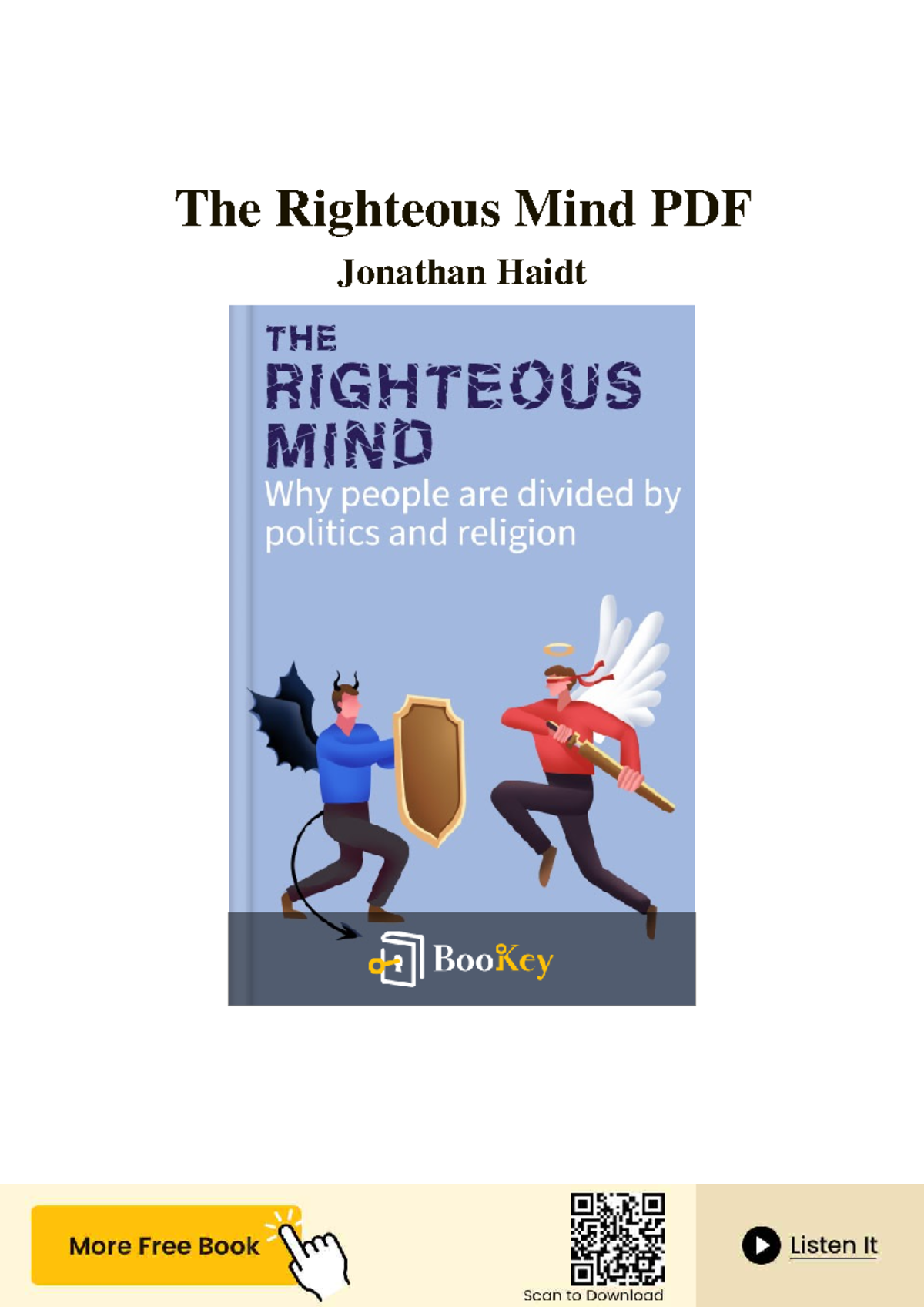 The Righteous Mind: Understanding Morality - BCB Summary Notes - Studocu