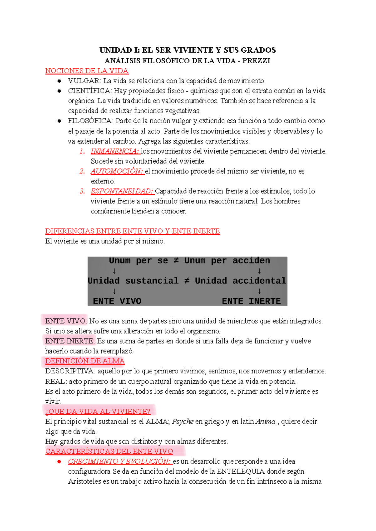 Filosofía II: Resumen de Conceptos Clave en Psicología - Document Preview