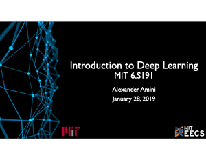Dl - deep learning - Introduction to Deep Learning CS468 Spring 2017 ...