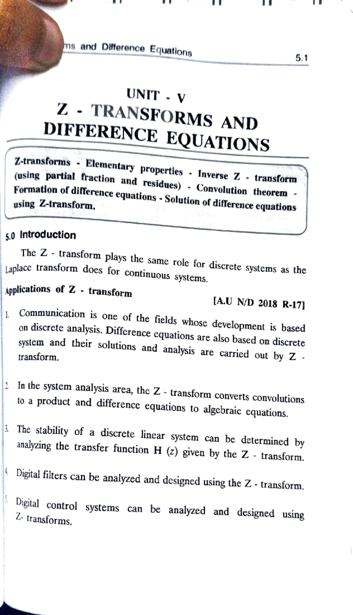 Adobe Scan 13-Oct-2024 - ms and Difference Equations 5 UNIT V Z ...
