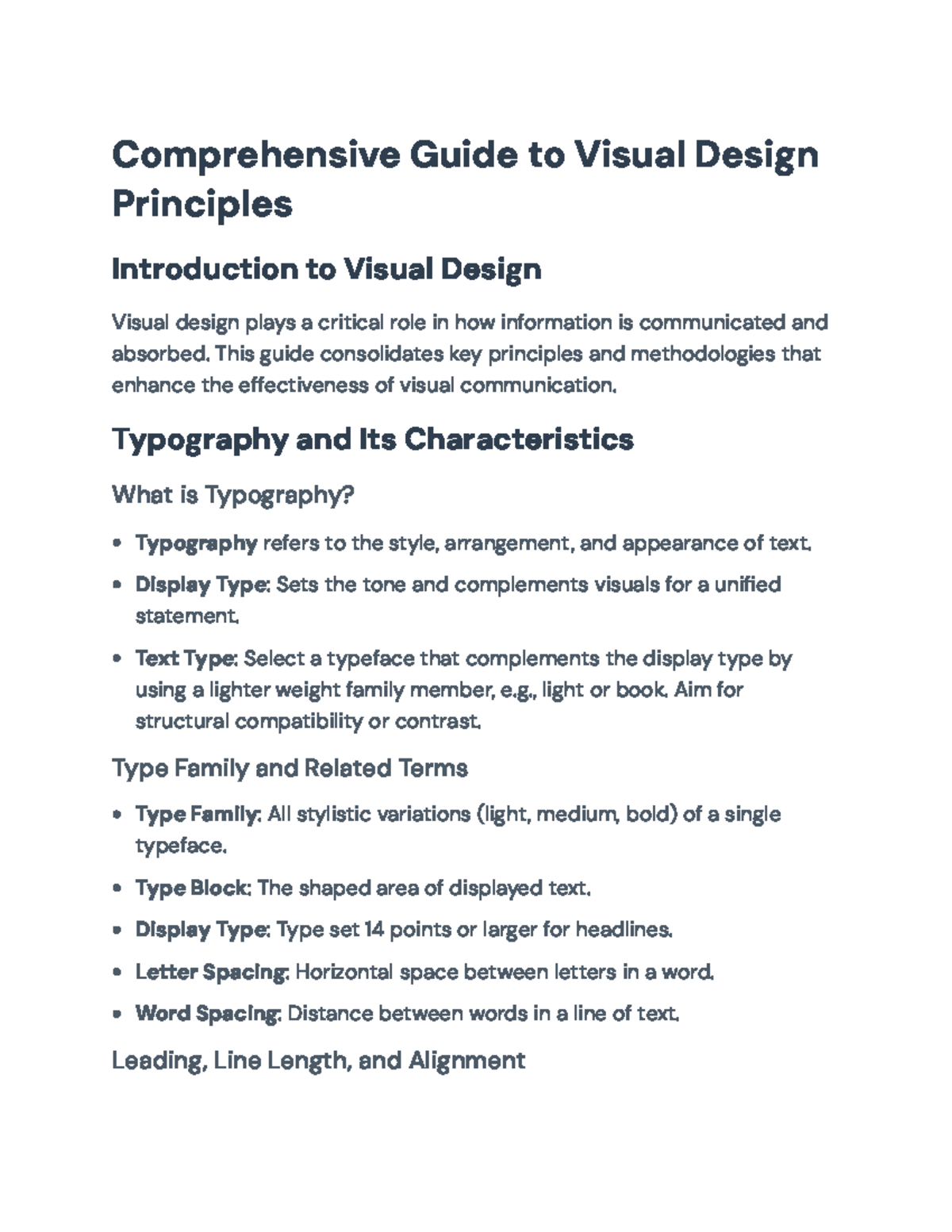 Comprehensive Guide to Visual Design Principles and Practices ...