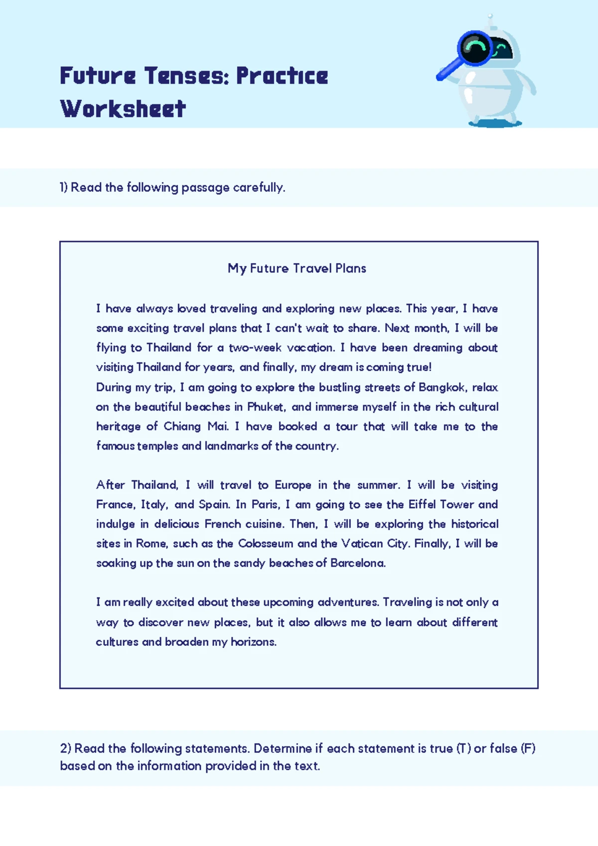 Tenses Practice Exercises for Language Learners - Studocu