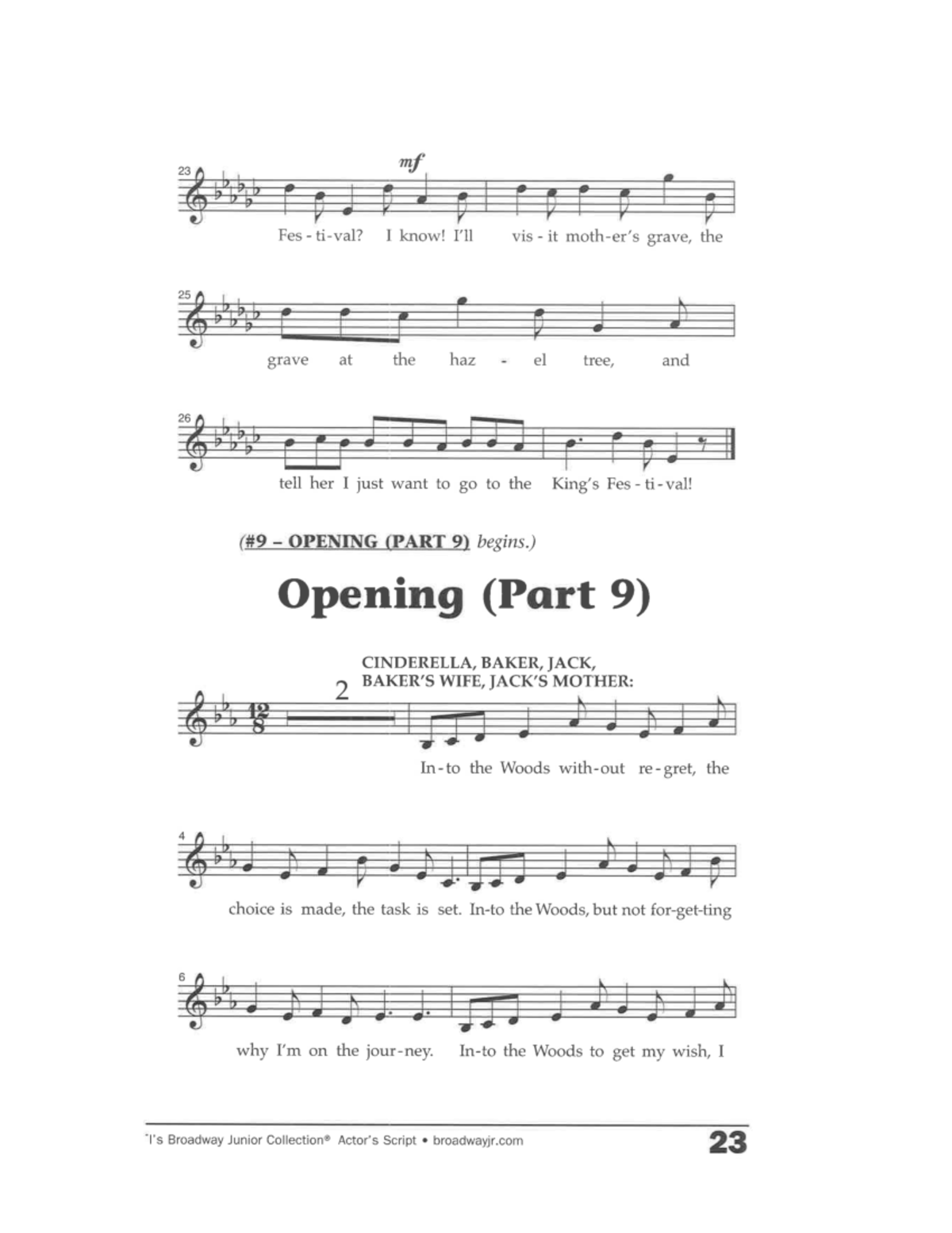 Opening Part 9 - Class Notes for 23 MF 9 Fes - Studocu