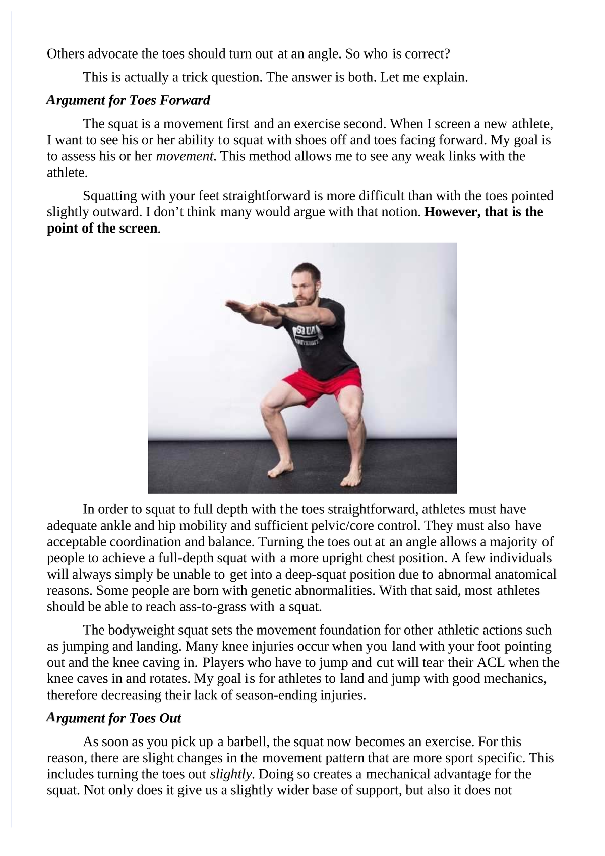 Pdfcoffee - dddđ - Others advocate the toes should turn out at an angle ...