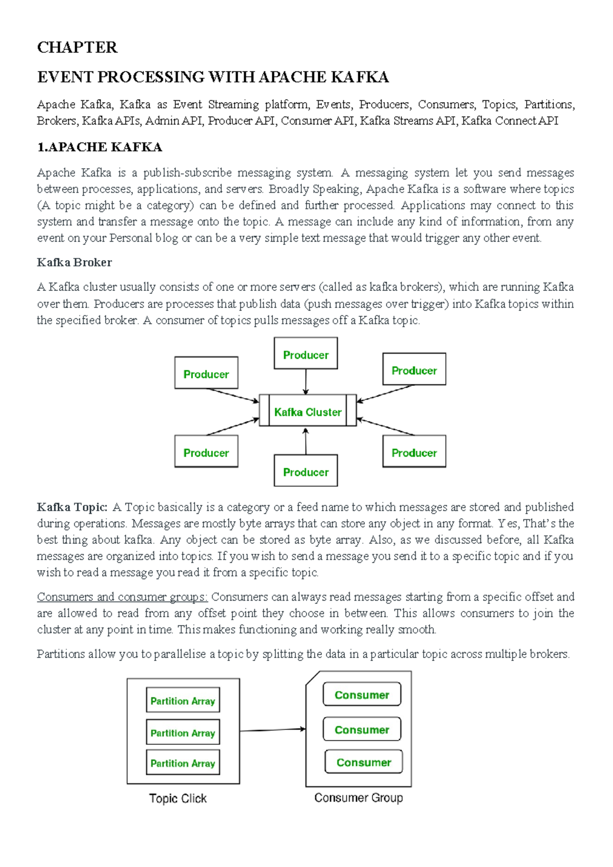 Event Processing with Apache Kafka - Stream Processing Chapter 4 - Studocu
