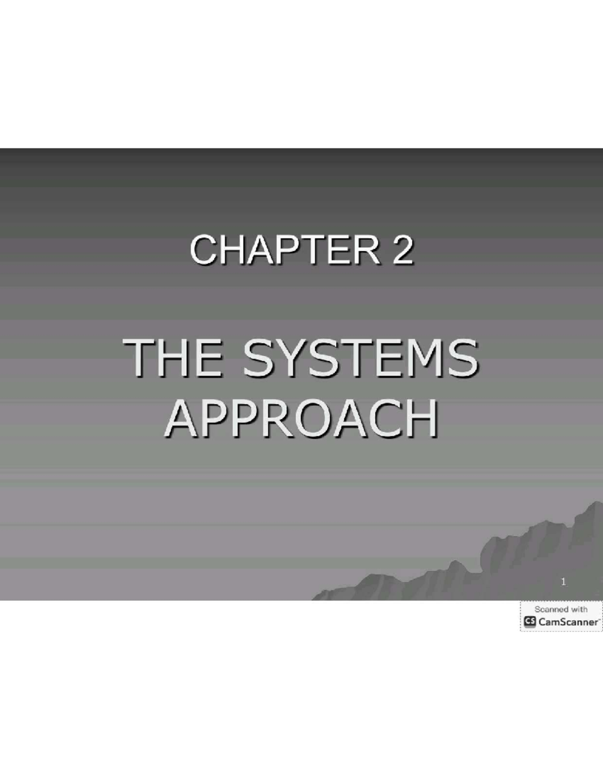 CS Chapter 2: The Systems Approach in Management Techniques - Studocu