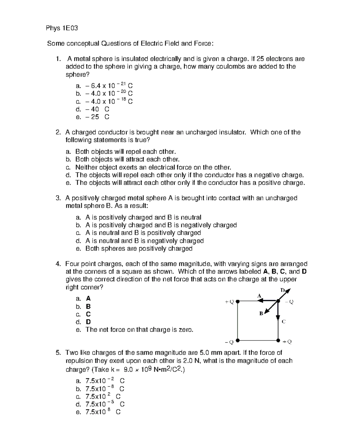 PHYS101 Final Exam Formula Sheet - Introductory Physics Summary - Studocu
