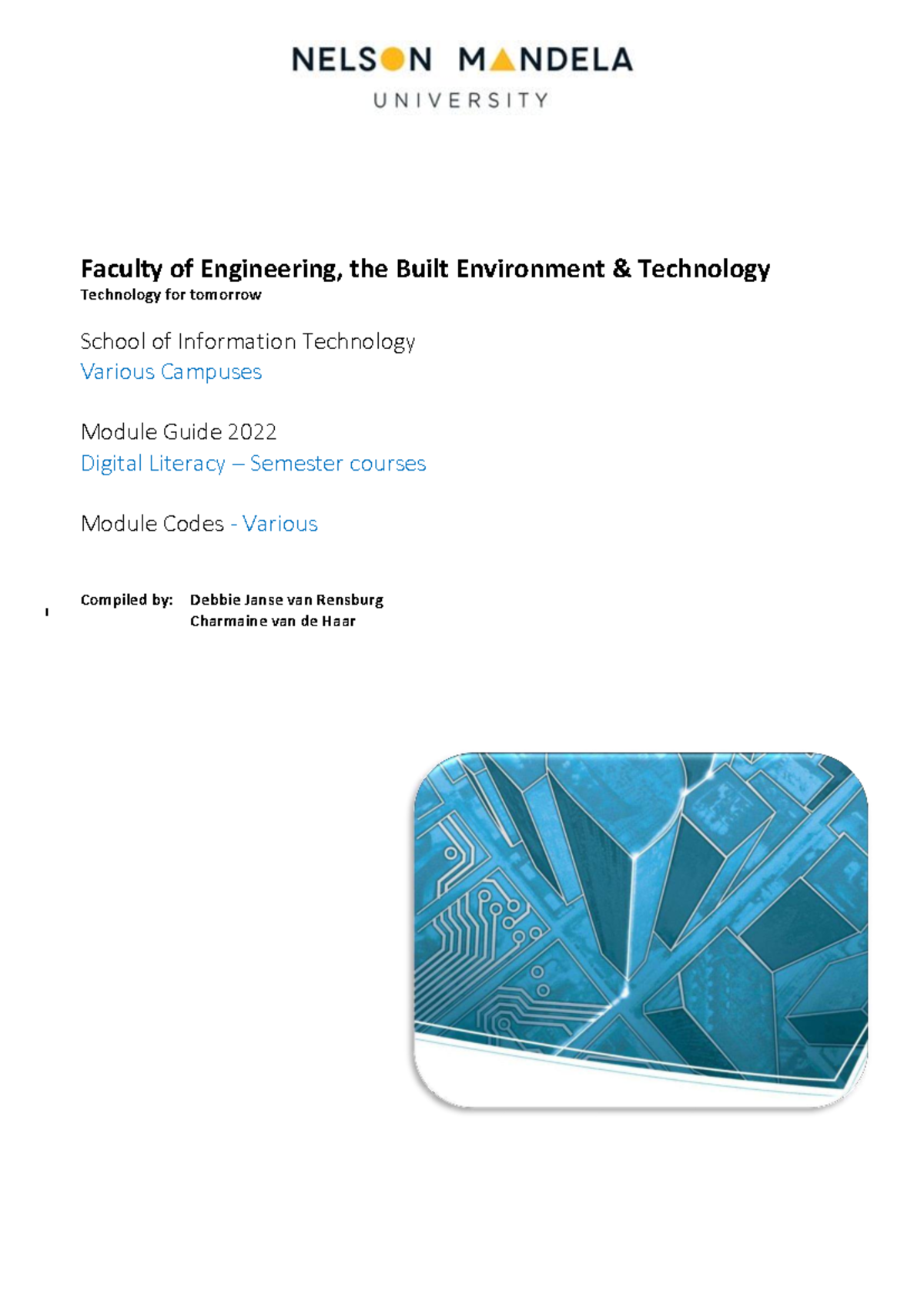 Digital Literacy Module Guide 2022 - Semester 1 (Final) - Studocu