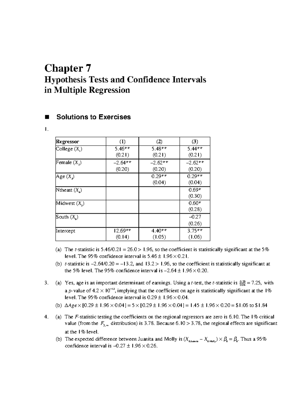 Chapter 7: Hypothesis Tests & Confidence Intervals in Multiple ...