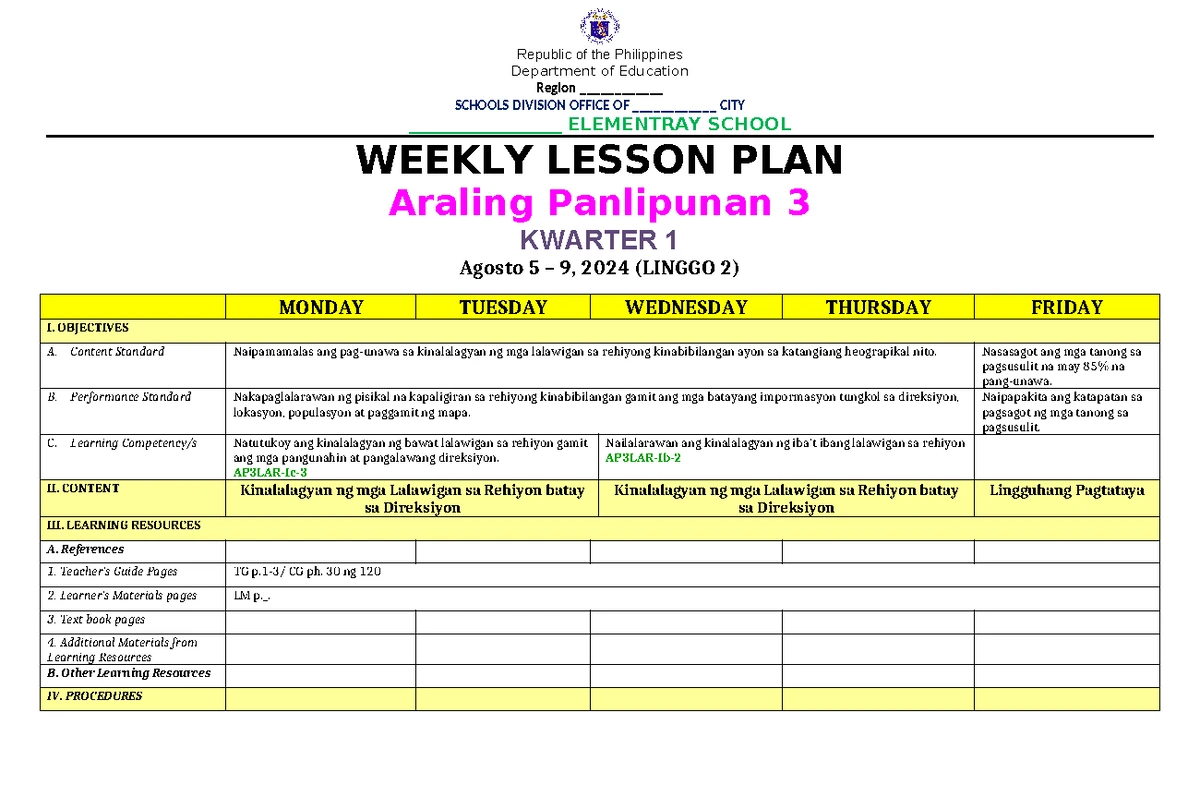 Grade 8 Cookery Lesson 1: Kitchen Tools & Equipment Overview - Studocu