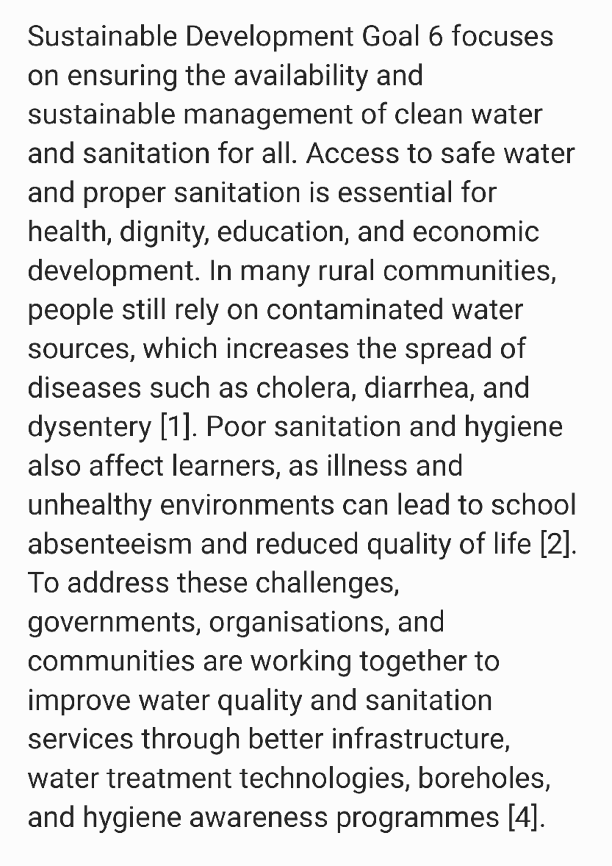 SDG 6: Ensuring Clean Water & Sanitation for All - Intro Summary - Studocu