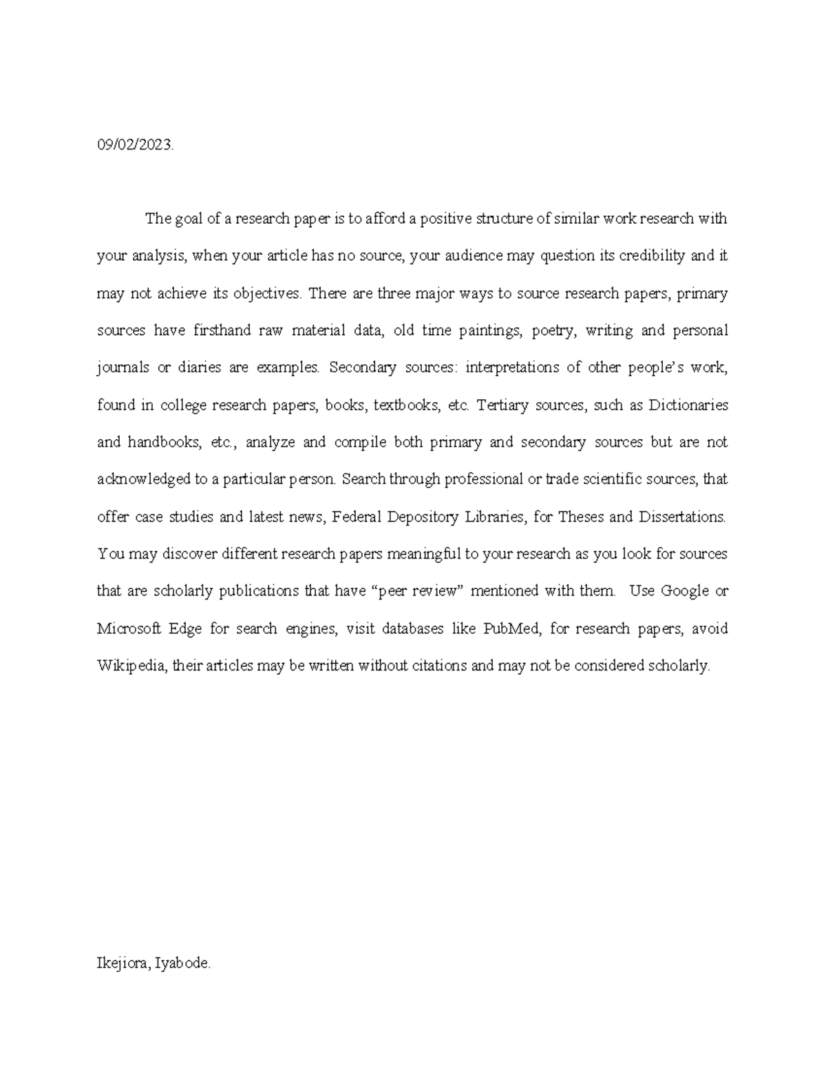 Finding Scholarly Sources for Research Papers: A Guide - Studocu