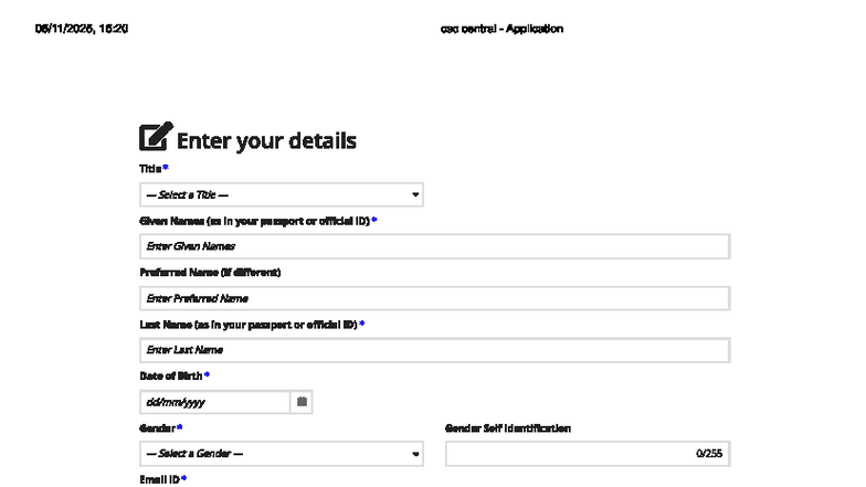 15:20 CSC Central Application Form for Commonwealth Shared Scholarships ...