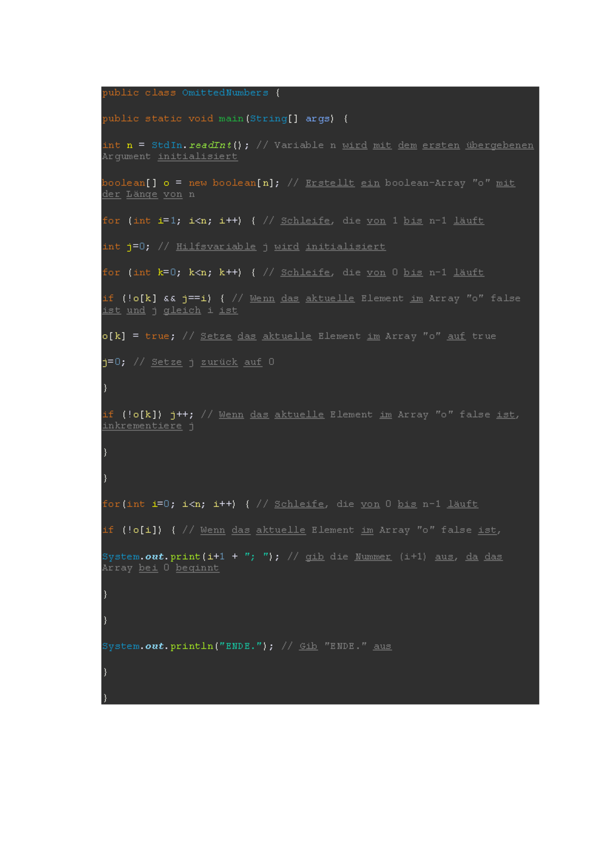 Omitted Numbers Solution in Java – CS101 Lecture Notes - Studocu