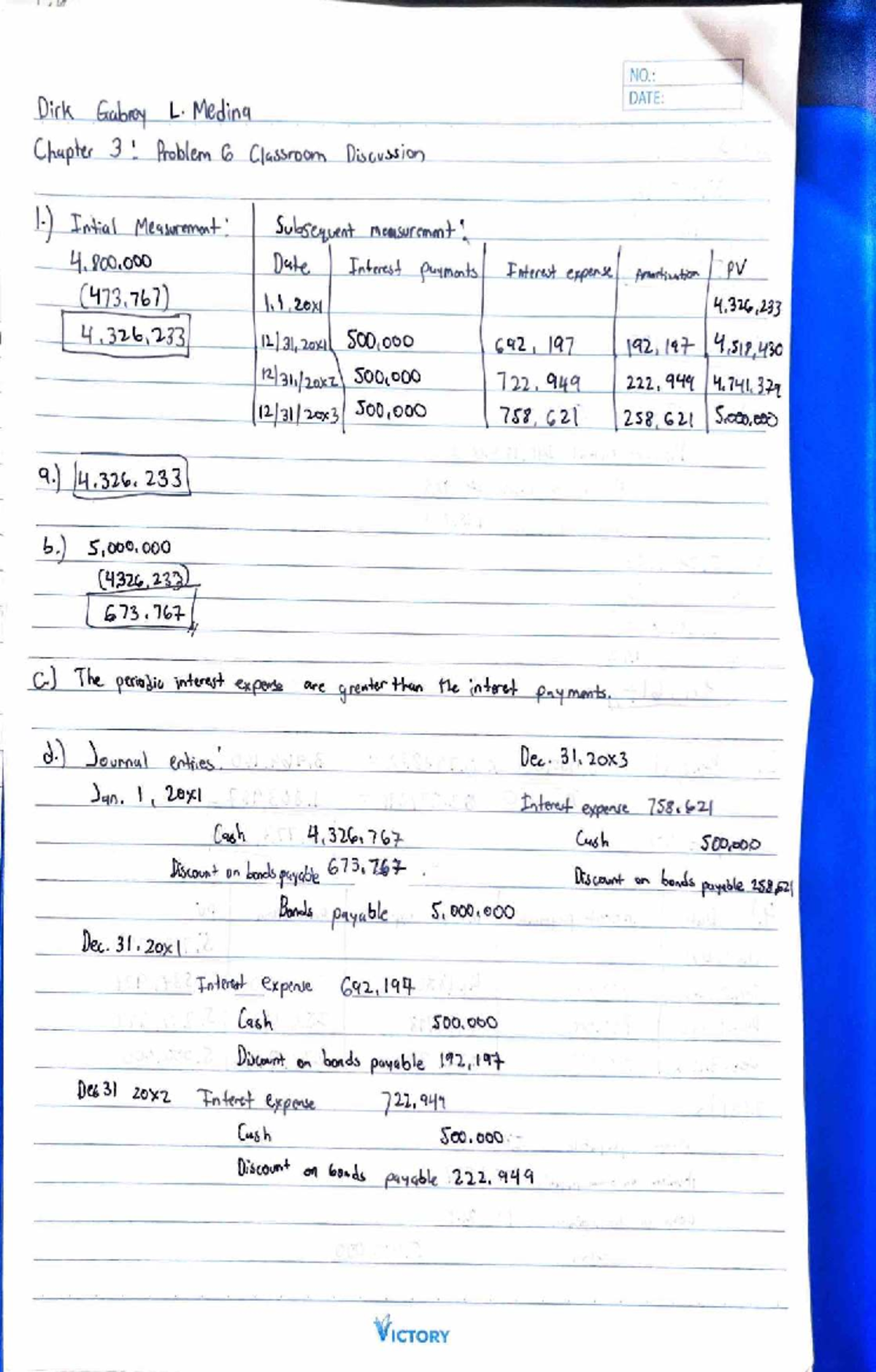 Chapter 3 Discussion Notes - Course Code: I, IA - Studocu