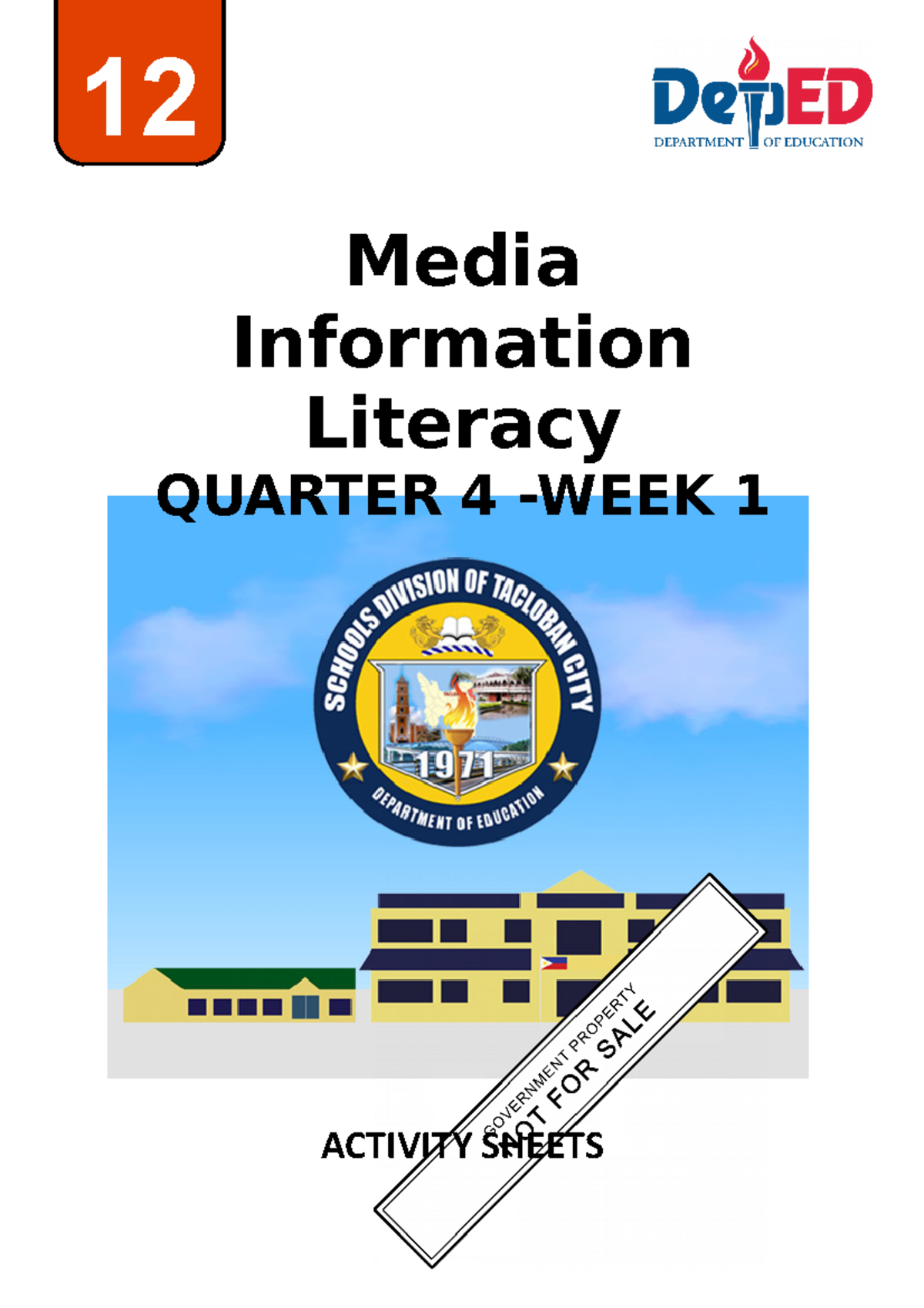 MIL 12 Q4 Week 1 Activity Sheets: The Power of Media & Information ...