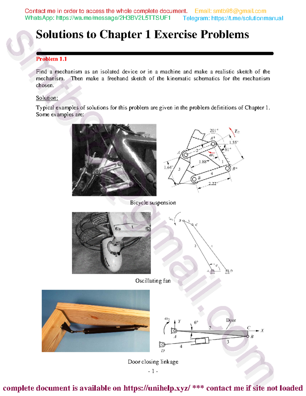Solution Manual: Numerical Techniques in Electromagnetics