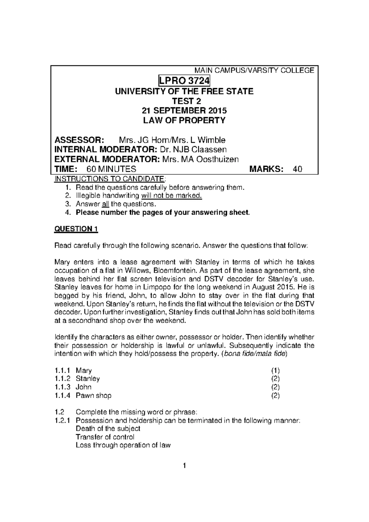 LPL4801 FINAL EXAM 2024 - PAST EXAM PAPER ANALYSIS - Studocu